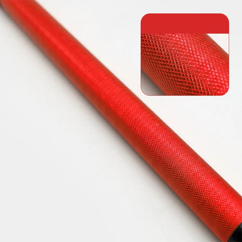 Paintless Dent Repairing Tool: High-Quality Aluminum Alloy Carbon Fiber Red Hammer - 5 Sizes Knock Down Heads Retractable Adjustable Length for Car Motorcycle Refrigerator Dent Repair - Image 2