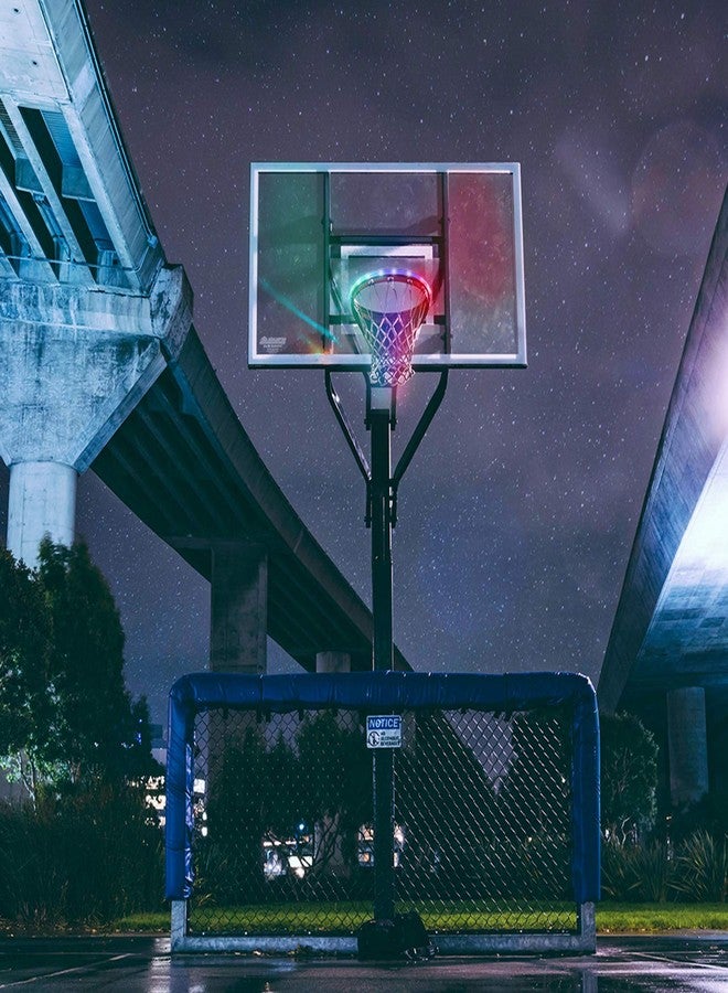 Gute LED Basketball Hoop Lights,Remote Control Basketball Rim Led Light,8 Models Solar Light,Glow-in-Dark,Waterproof,Super Bright String,Ideal for Kids,Adults Playing at Night Outdoors Indoors - Image 4