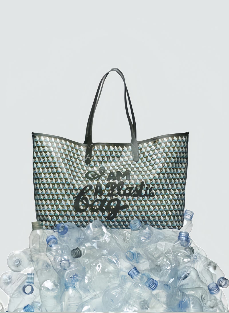 Anya Hindmarch I Am A Plastic Bag Large Tote Bag (Green) - Image 3