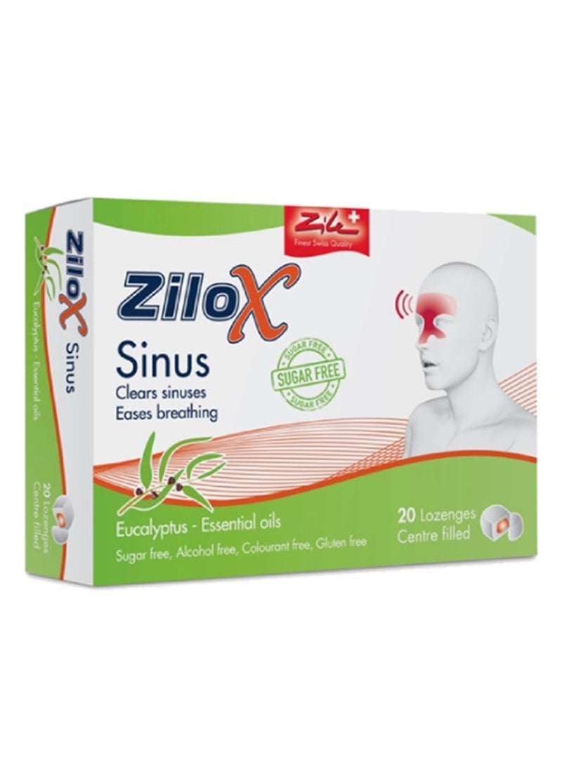 Zilox - Sinus Lozenges 20S Eucalyptus - Image 1