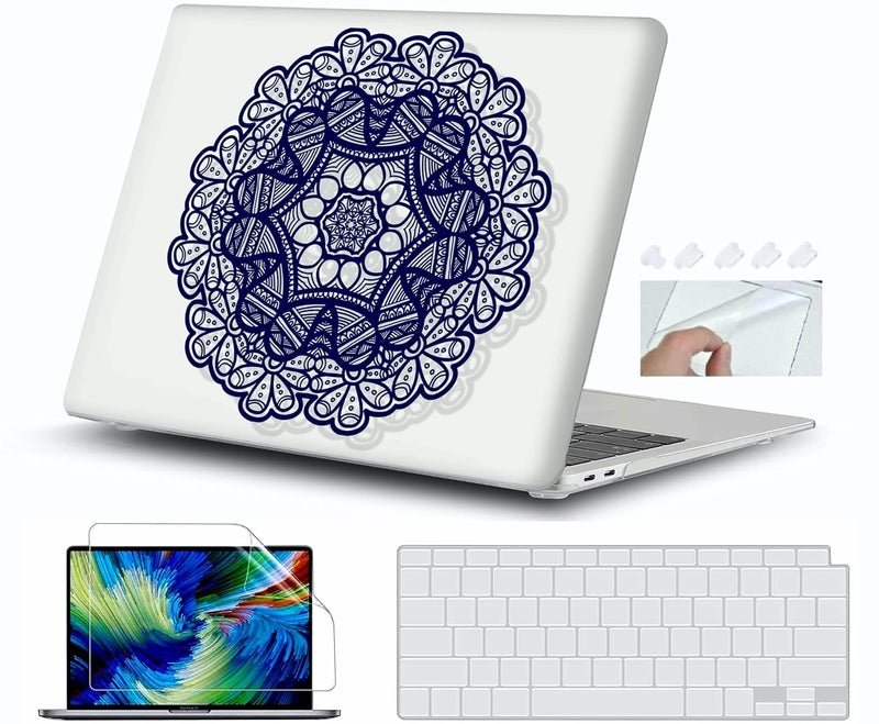 GIOIA BAZAAR Case for MacBook Air 13 Inch M1 A2337 A2179 A1932 2018-2020 Release Retina Display &Touch Id, Plastic Hard Shell Case Cover (Design28) - Image 1