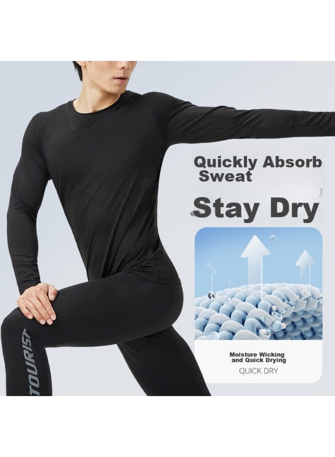 Victoria Tourist Sports Set For Men, Running Quick-dry Shirt, Tight-fitting Fitness Wear, Basketball Training Suit, Base Layer Badminton Outfit, 4xl