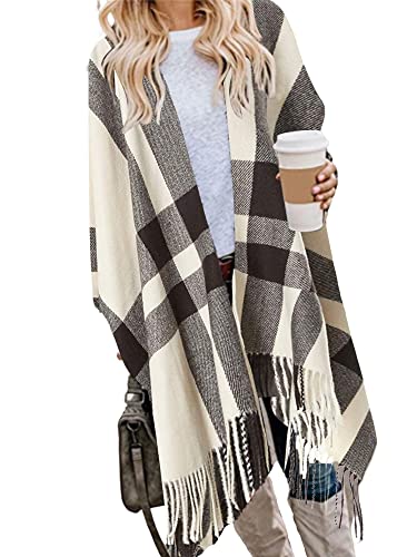 Breezy Lane Shawl Wraps for Women Ponchos Ruana Wraps Cardigan Holiday Gifts for Women - Image 5