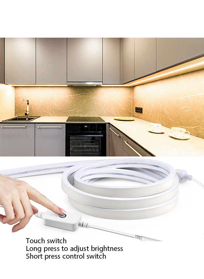 Generic - 4M Led Neon Touch Light Strip, Flexible Dimmable USB Backlight Strip for Live Streaming and Bathroom Mirror Lighting - Image 1
