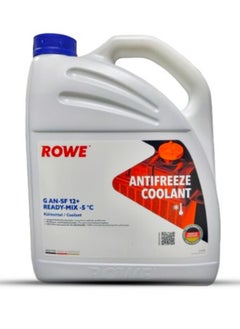 ROWE HIGHTEC ANTIFREEZE B ANSF 12+ Ready Mixed -5°C -Exp -5 Ltr. - Blue (Radiator antifreeze pre-mixed- Germany) 