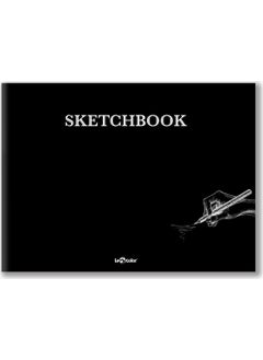 Le Color Sketchbook Plain 20X27 Black 96 Pages  - Image 1