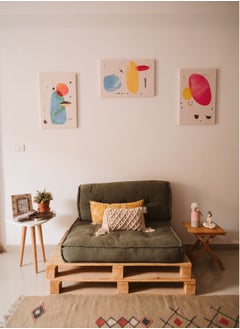 Set of 3 Memphis Canvas Tableau