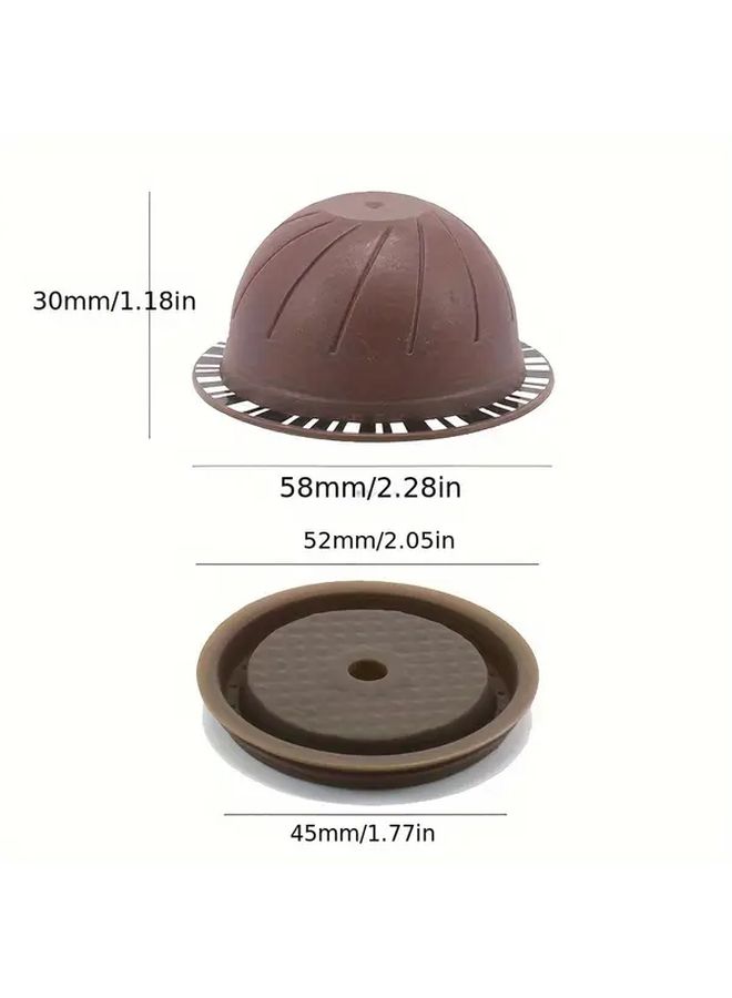 Reusable Coffee Capsule Shells 5.07oz Brown With Silicone Cap For Most Brewers - Image 2