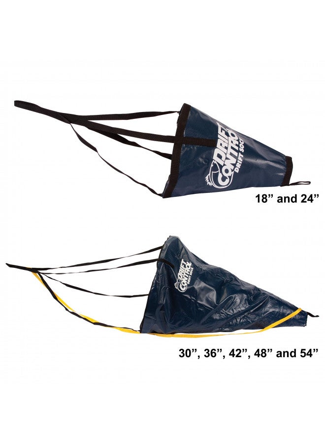 Lindy Drift Control Drift Sock Boat Bag Parachute Drift Anchor for Fishing Boat, Fisherman Series, 30" - Image 2