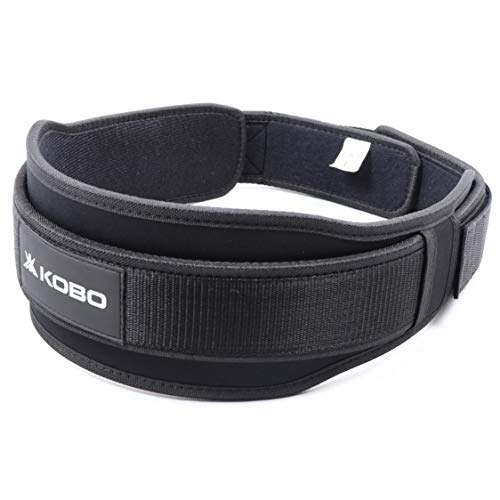 Kobo Neoprene WTB-13 Weight Lifting Gym Belt for Dead Lift, Squats, Power Lifting and Weightlifting Back Support, 5.5 Inch Wide, Black, M - Image 5
