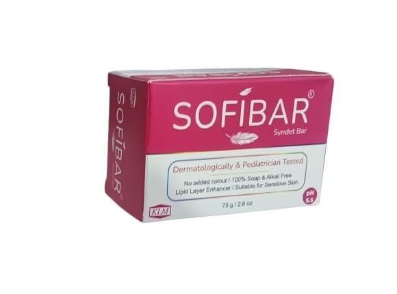 KLM Sofibar Syndet Bar Soap Almond 3 Count - Image 4