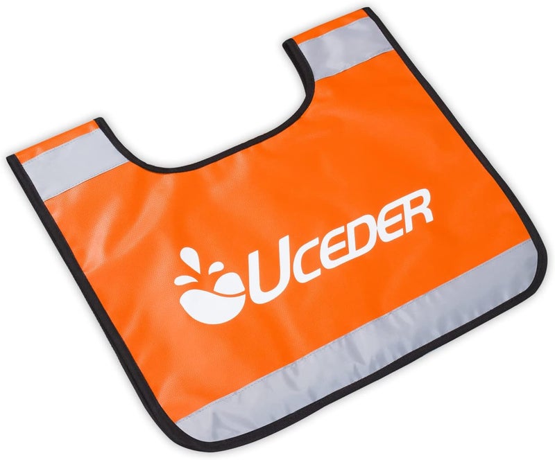 UCEDER مخمد للرافعة، مخمد لكابلات الإنقاذ المتينة والآمنة مزود بشرائط عاكسة؛ يُستخدم لتخفيف الصدمات أثناء استخدام حبل الرافعة في الظروف غير المناسبة (لون برتقالي، 1 قطعة). - Image 2
