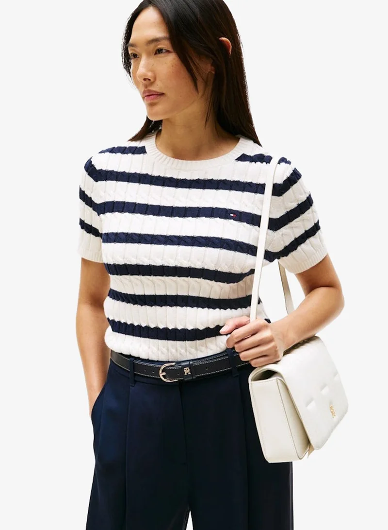 TOMMY HILFIGER Logo Detailed Feminine Crossbody