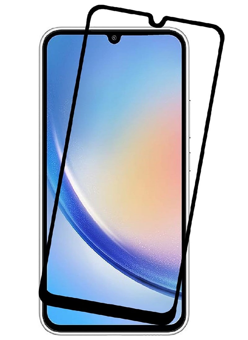 Super Tempered Glass Screen Protector 5D Designed For Samsung Galaxy A34 Full Glue Edge to Edge Full Screen Coverage And Bubble Free - Image 1