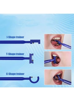 Aikanbo 3-Piece Tongue Tip Exercise Set, Tongue Tip Lateralization Lifting Oral Muscle Training Tool  - Image 2