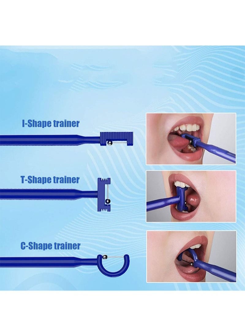 Aikanbo 3-Piece Tongue Tip Exercise Set, Tongue Tip Lateralization Lifting Oral Muscle Training Tool  - Image 2