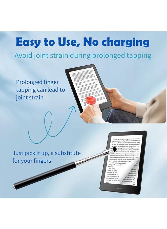 Garlo - Remote Control Page Turner,Teaching Expandable Touch Screen Pen, E-Reader Remote Control Page Turner for iPad, and Most Devices of Touch Screen - Image 1