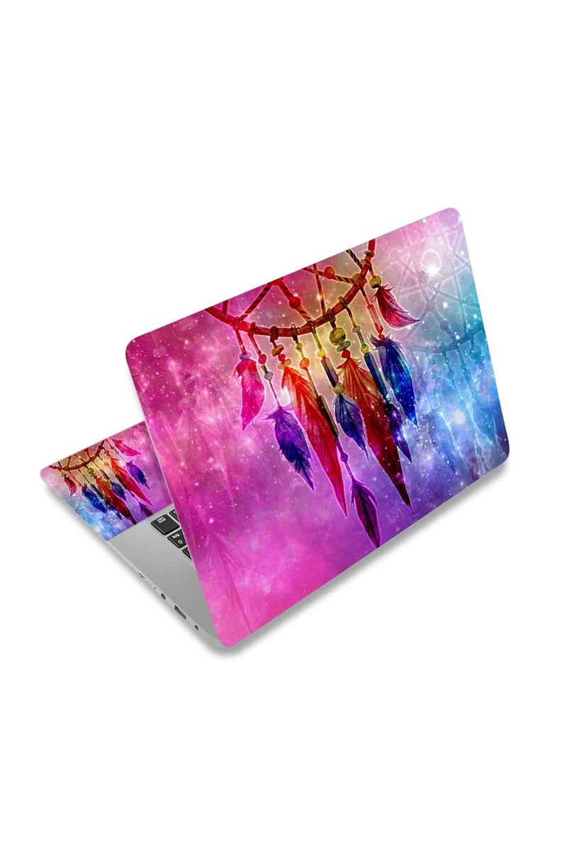 Newplenty Laptop Skin Sticker, 13.3 14 15 15.4 15.6 inch Laptop Skins, Universal Vinyl Decal, Dustproof Scratch Resistant Reusable Cover Protector with Free 2 Wrist Pads (Dream Catcher) - Image 1