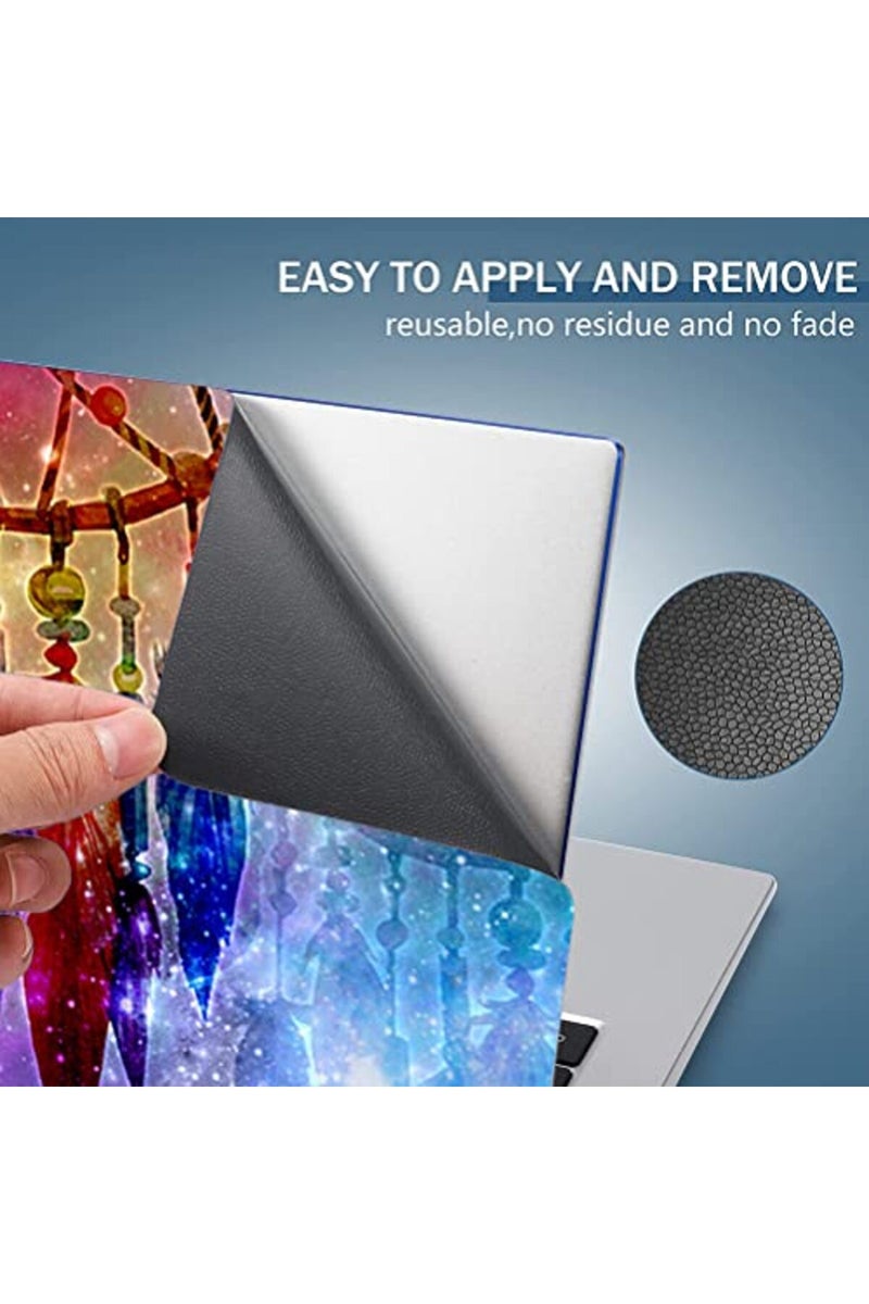 Newplenty Laptop Skin Sticker, 13.3 14 15 15.4 15.6 inch Laptop Skins, Universal Vinyl Decal, Dustproof Scratch Resistant Reusable Cover Protector with Free 2 Wrist Pads (Dream Catcher) - Image 2