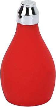 Jadeshay Red Silicone ABS Powder Dispenser Refillable Spray Bottle for Hair Salon Home Use - Image 1