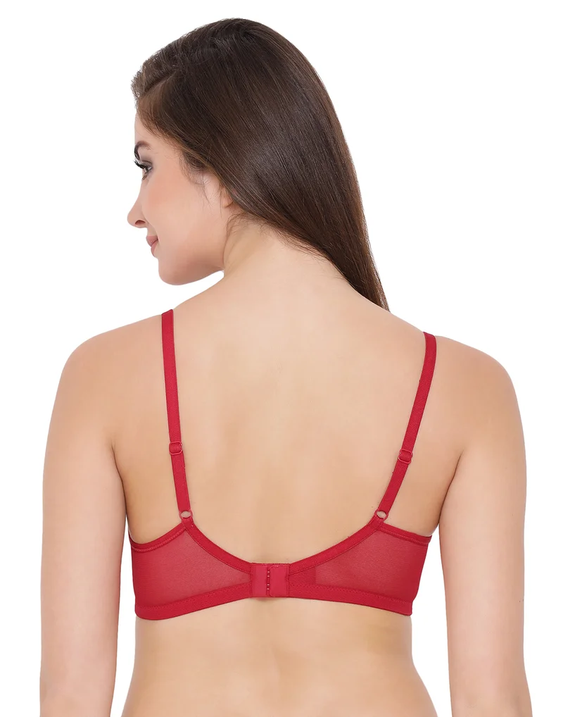 Clovia Red Clovia Padded Non-Wired T-Shirt Bra In Red for Women | Best Price UAE