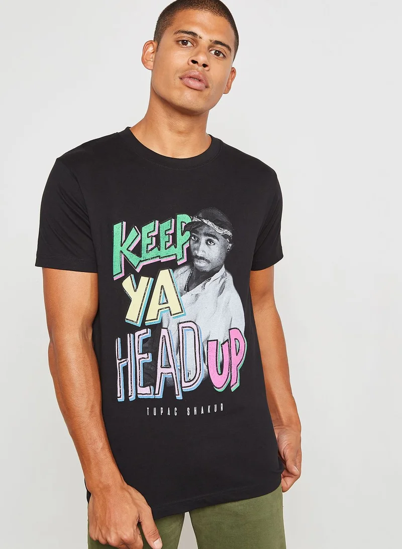 Mister Tee Tupac Keep Ya Head Up T-Shirt