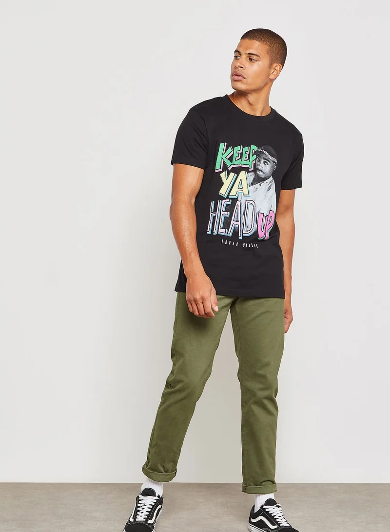 Mister Tee Tupac Keep Ya Head Up T-Shirt