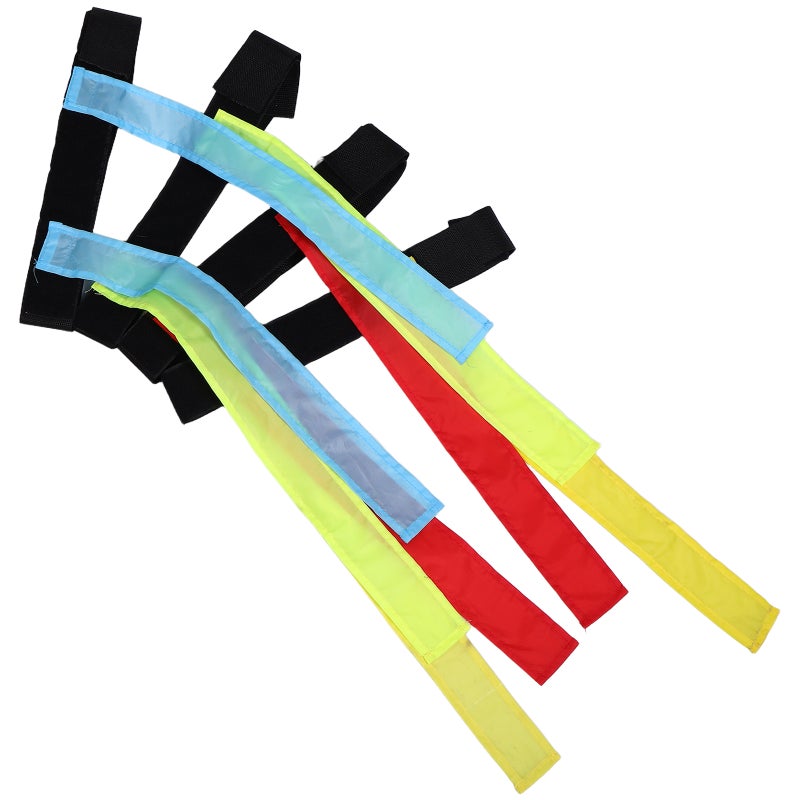 Outdoor Game Waist Flag Football Waist Belts for Kids Youth and Adults Made of Woven Material in Assorted Color for Training 4Pcs - Image 5