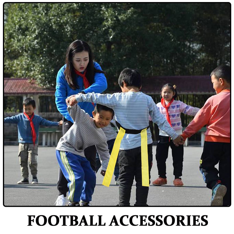 Outdoor Game Waist Flag Football Waist Belts for Kids Youth and Adults Made of Woven Material in Assorted Color for Training 4Pcs - Image 3