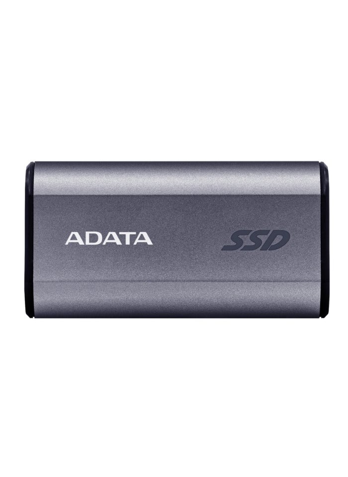 ADATA - SC750 500GB External Portable SSD USB-C 3.2 Gen 2 | High-speed Up to 1050 MB/s- | Black Titanium - Image 1