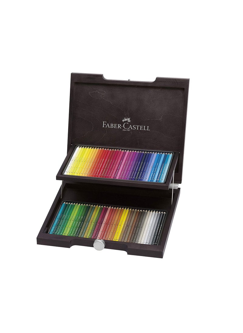 FABER-CASTELL - FABER-CASTER ALBRECHT DURER ARTISTS WATER COLOUR PENCIL 72 COLOR IN A WOODEN CASE - Image 1