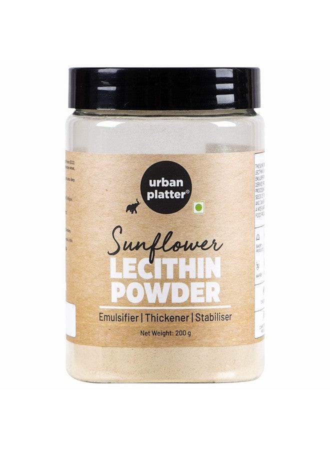 Urban Platter Sunflower Lecithin Powder, 200g (Emulsifier | Thickener | Stabiliser | Natural Food Additive | Add to Bakery, Chocolate & Confectionery Products) - Image 2