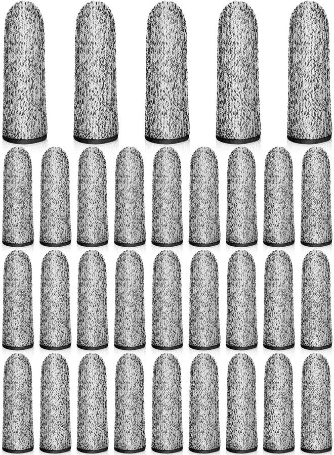 COMNICO Cut Resistant Finger Cots Protector Breathable Finger Sleeve Protectors Reusable Fingers Guards Covers Fingers Thumb Protector Gloves for Kitchen Garden Sculpture Work 32 PCS - Image 1