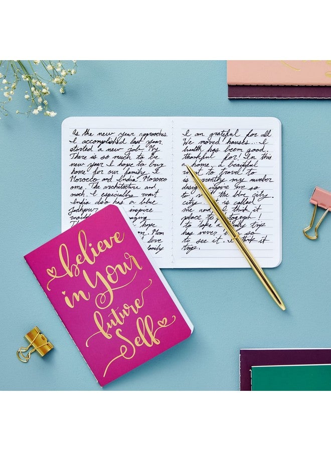 Paper Junkie 12-Pack of Inspirational Notebooks for Women, Writing, Motivation, Small Pocket Journals with 6 Gold Foil Designs, 56 Lined Pages for Diary, Doodling (4x5.6 In) - Image 2