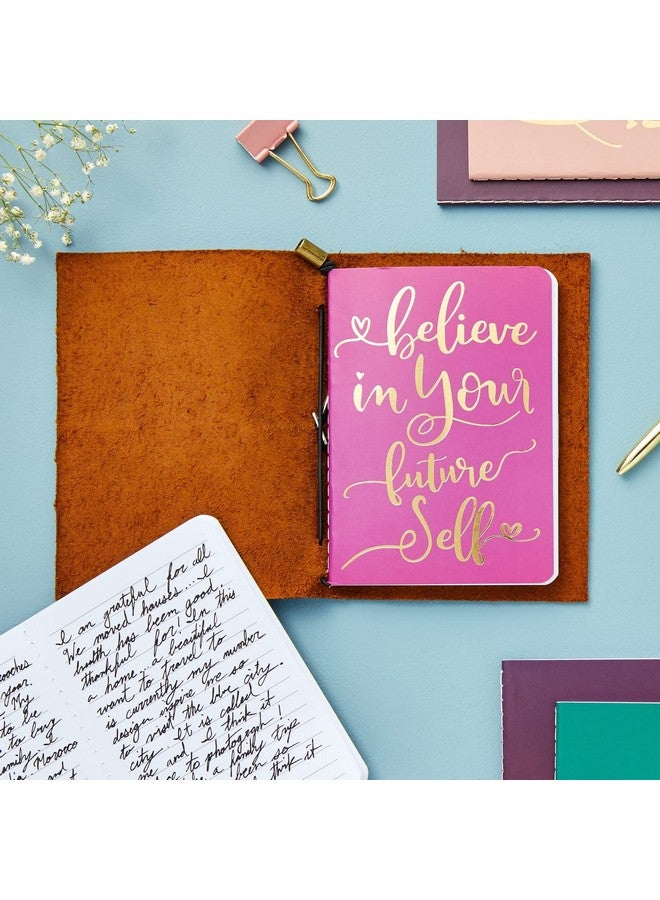 Paper Junkie 12-Pack of Inspirational Notebooks for Women, Writing, Motivation, Small Pocket Journals with 6 Gold Foil Designs, 56 Lined Pages for Diary, Doodling (4x5.6 In) - Image 3