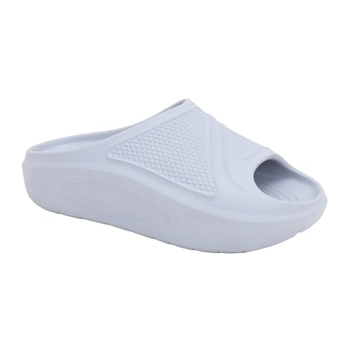 Hygear Unisex GE-1024 Light Grey Comfortable & Stylish Slip-On Slider UK/India-8 - Image 1