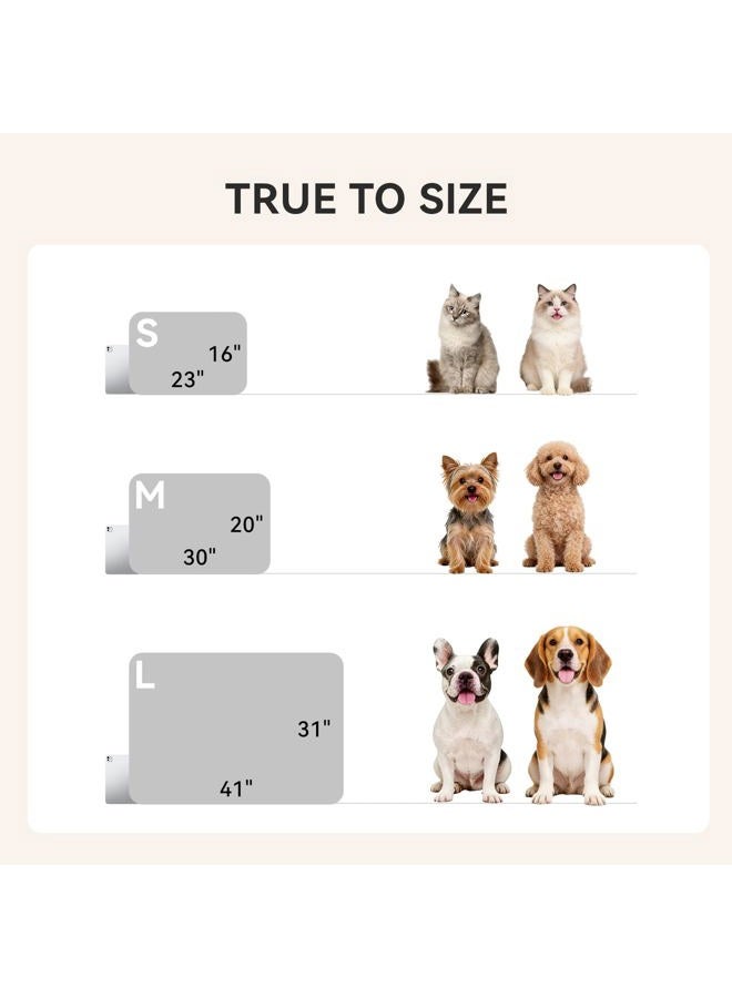 LINENLUX 1 Pack 3 Blankets Super Soft Fluffy Premium Fleece Dog Blankets for Puppy Cat Pet Blanket Flannel Throw Warm Sleep Dog Paw 31x20 inches - Image 5