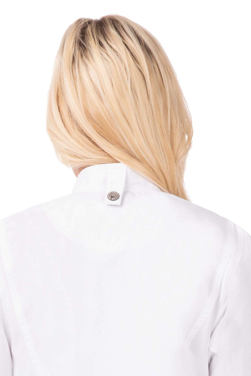 Chef Works Women's Springfield Chef Coat, White, XX-Large - Image 4