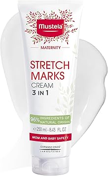 Mustela Maternity Stretch Marks Prevention Cream Enriched with PlantBased Ingredients Hypoallergenic DermatologistTested 150ml - Image 1