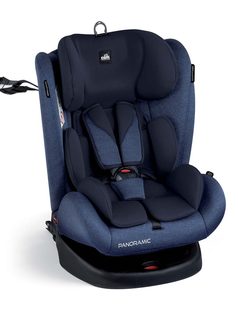 Panoramic Baby Car Seat, Outdoor, Authentic, Essential, Lightweight And Comfortable For Baby And Kids Easy Travel, Protection For The Head Up To 0-3 Years Old, 0.36 Kg - Blue - Image 1