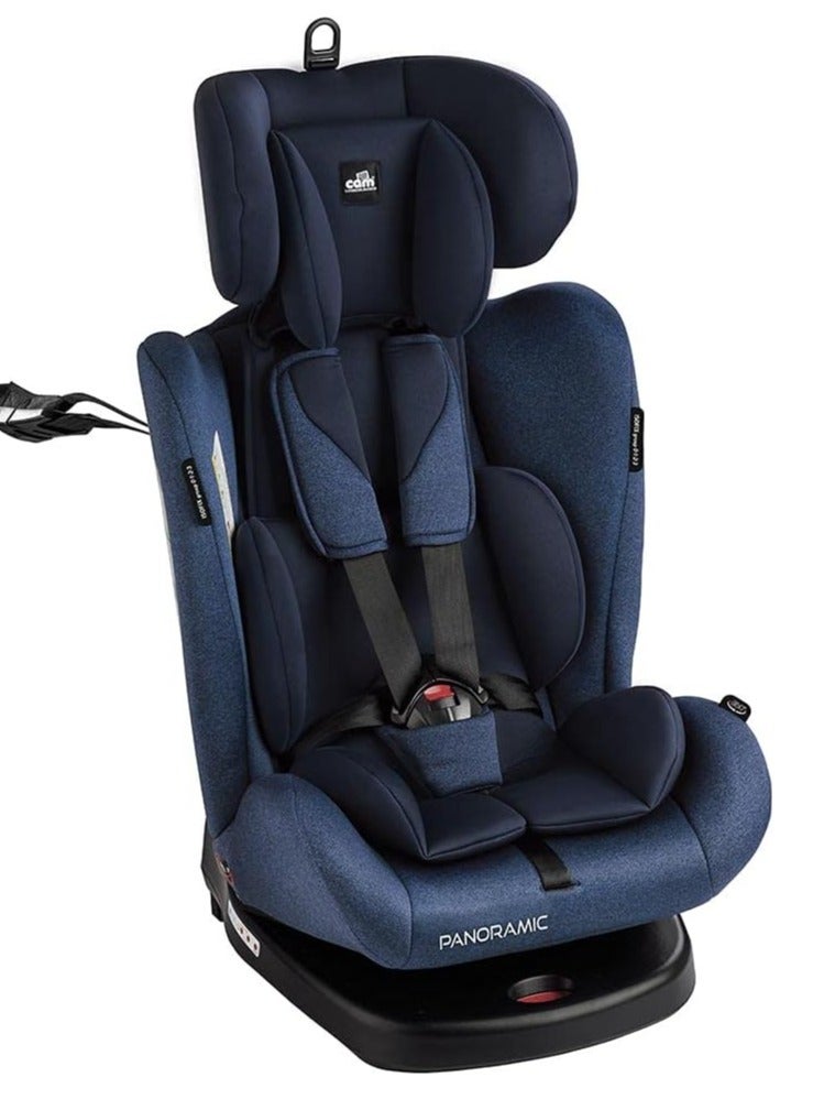 Panoramic Baby Car Seat, Outdoor, Authentic, Essential, Lightweight And Comfortable For Baby And Kids Easy Travel, Protection For The Head Up To 0-3 Years Old, 0.36 Kg - Blue - Image 2