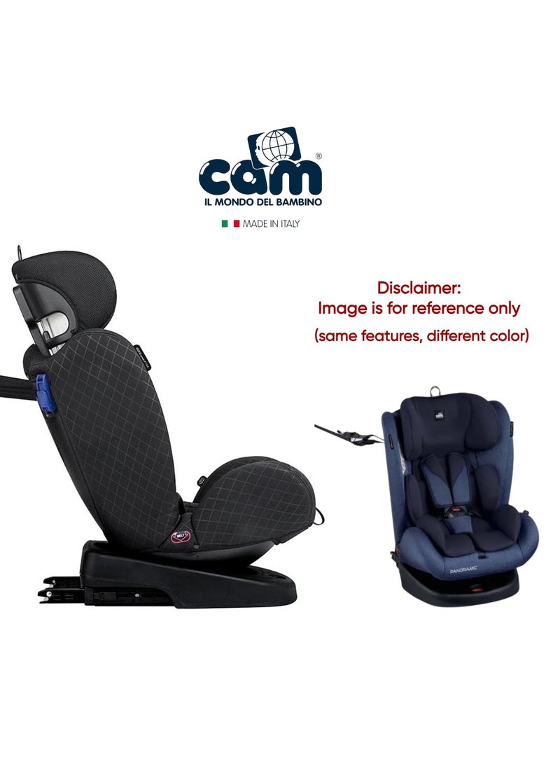 Panoramic Baby Car Seat, Outdoor, Authentic, Essential, Lightweight And Comfortable For Baby And Kids Easy Travel, Protection For The Head Up To 0-3 Years Old, 0.36 Kg - Blue - Image 3