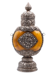 Silver and Amber Nas-Pot Set Handmade Antique - pzsku/Z9C72522B8EEFCA77905FZ/45/_/1721176570/9870d901-a75d-4d5e-9462-2a17651604f8