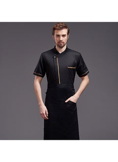 Breathable Chef Work Clothes Top for Men and Women  Summer Hotel Restaurant Canteen Back Kitchen