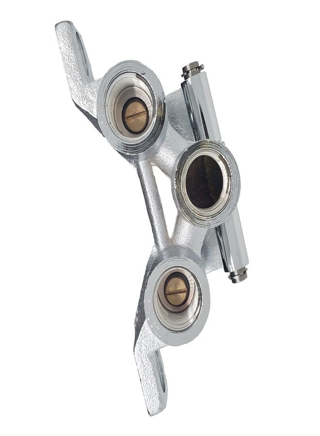 AmGood Stainless Steel Dual Foot Pedal Valve Control for Faucet - Image 4