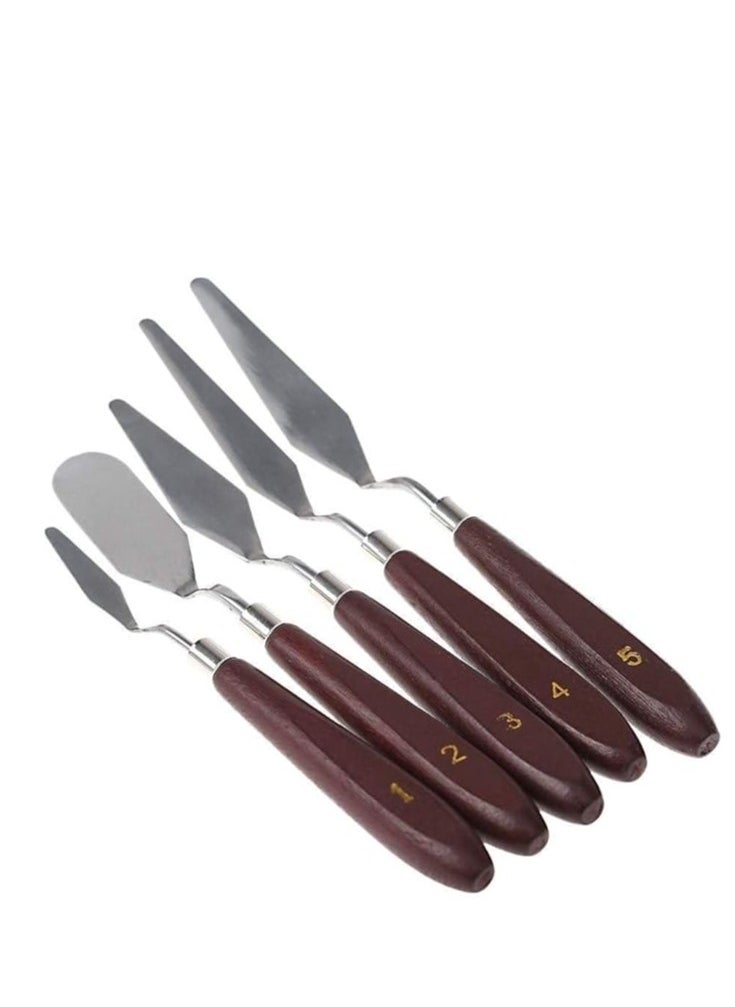 Generic - مجموعة سكاكين رسم بأحجام وأشكال مختلفة  5 قطع - Image 1