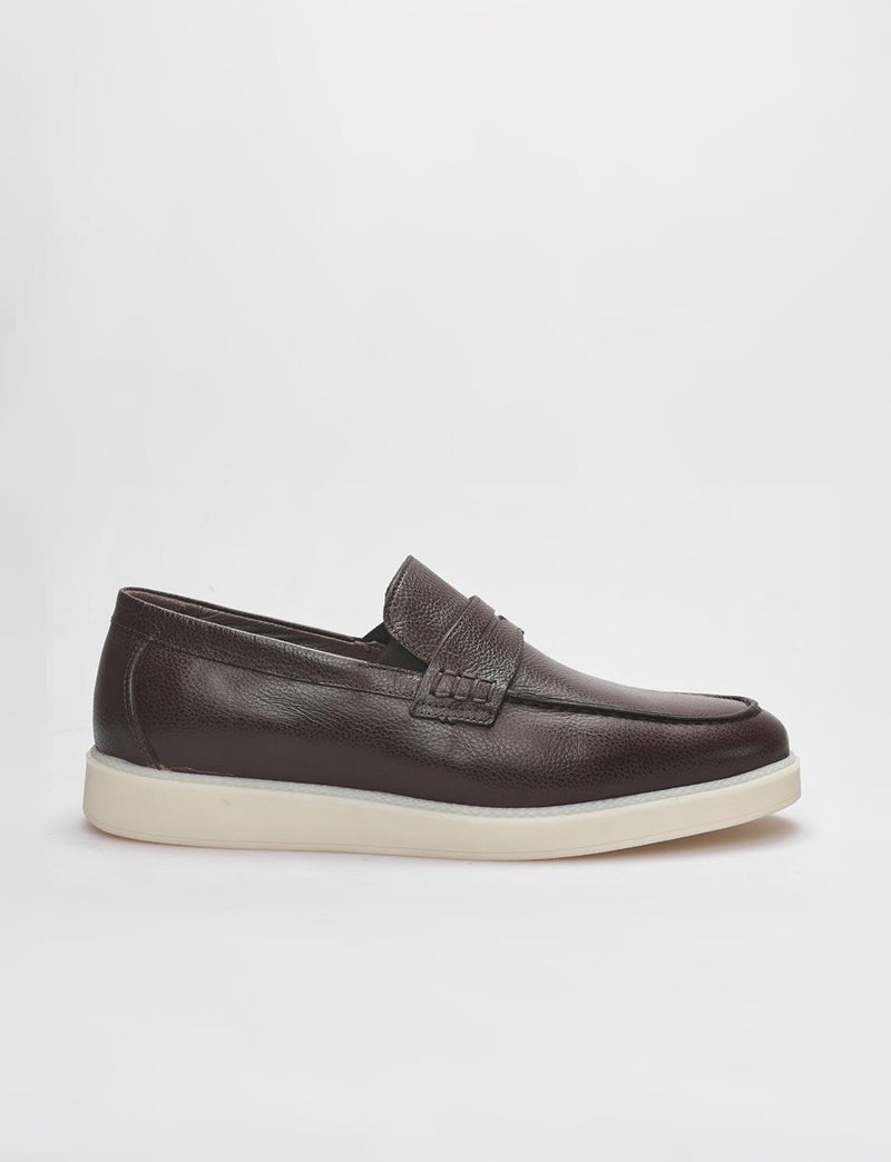 Cabani Leather Brown Men's Sneaker Shoes  - Image 1