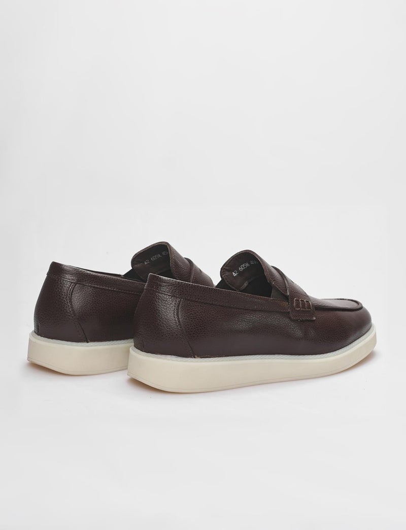 Cabani Leather Brown Men's Sneaker Shoes  - Image 4