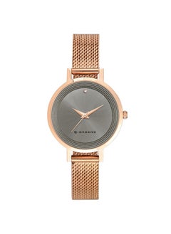 GIORDANO Giordano Fashionista Collection Stylish Analogue Watch for Women | Unique Design with Color Variant Mesh Metal strap | Ladies Wrist Watch to Compliment Your Look Ideal Gift for Women’s |Girls - GD4067  - Image 1