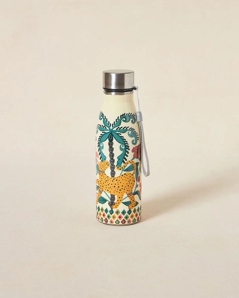 Chumbak Wild Bloom Steel Bottle, 700ml | Lost in Paradise